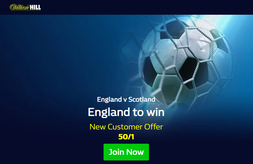 England vs Scotland Boost | Get 50/1 England To Beat ...