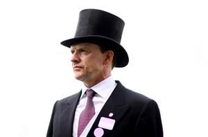 ASCOT, ENGLAND - JUNE 16: Trainer Aidan O'Brien looks on on Day Two of the Royal Ascot Meeting at Ascot Racecourse on June 16, 2021 in Ascot, England. A total of twelve thousand racegoers made up of Owners and the Public are permitted to attend the meeting due to it being an Events Research Programme (ERP) set up by the government due to the Coronavirus Pandemic. (Photo by Harry Trump/Getty Images)
