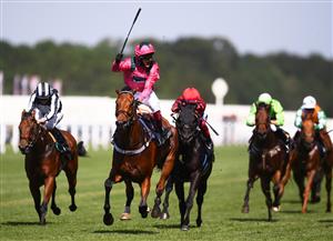 ASCOT, ENGLAND - JUNE 15: Cieren Fallon riding Oxted (R) to win the King's Stand Stakes at Ascot Racecourse on June 15, 2021 in Ascot, England. (Getty)