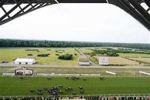 ASCOT, ENGLAND - JUNE 16:Marco Ghiani riding Real World (L) win The Royal Hunt Cup on Day Two of the Royal Ascot Meeting at Ascot Racecourse on June 16, 2021 in Ascot, England. A total of twelve thousand racegoers made up of owners and the public are permitted to attend the meeting due to it being an Events Research Programme (ERP) set up by the Government due to the Coronavirus pandemic. (Photo by Alan Crowhurst/Getty Images)