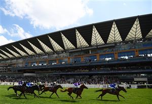 ASCOT, ENGLAND - JUNE 16: William Buick on board Kemari on their way to winning the Queen's Vase on Day Two of the Royal Ascot Meeting at Ascot Racecourse on June 16, 2021 in Ascot, England. A total of twelve thousand racegoers made up of Owners and the Public are permitted to attend the meeting due to it being an Events Research Programme (ERP) set up by the government due to the Coronavirus Pandemic. (Photo by Harry Trump/Getty Images)
