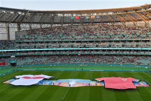 General view before the UEFA EURO 2020 Group A football match between Turkey and Wales at the Olympic Stadium in Baku on June 16, 2021. (Getty Images)