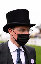 ASCOT, ENGLAND - JUNE 18: Trainer Joseph O'Brien looks on on Day Four of the Royal Ascot Meeting at Ascot Racecourse on June 18, 2021 in Ascot, England. A total of twelve thousand racegoers made up of Owners and the Public are permitted to attend the meeting due to it being an Events Research Programme (ERP) set up by the government due to the Coronavirus Pandemic. (Photo by Harry Trump/Getty Images)