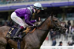 ASCOT, ENGLAND - JUNE 18: Oisin Murphy celebrates after riding Alcohol Free to win The Coronation Stakes on Day Four of the Royal Ascot Meeting at Ascot Racecourse on June 18, 2021 in Ascot, England. A total of twelve thousand racegoers made up of owners and the public are permitted to attend the meeting due to it being an Events Research Programme (ERP) set up by the Government due to the Coronavirus pandemic. (Photo by Alan Crowhurst/Getty Images)
