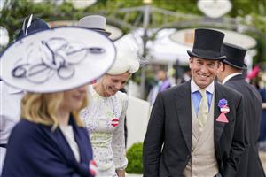 ASCOT, ENGLAND - JUNE 19: Peter Phillips arrives on Day Five of the Royal Ascot Meeting at Ascot Racecourse on June 19, 2021 in Ascot, England. A total of twelve thousand racegoers made up of owners and the public are permitted to attend the meeting due to it being an Events Research Programme (ERP) set up by the Government due to the Coronavirus pandemic. (Photo by Alan Crowhurst/Getty Images)