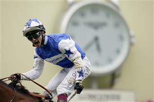 ASCOT, ENGLAND - JUNE 19: Oisin Murphy celebrates after riding Foxes Tales to win The Golden Gates Stakes on Day Five of the Royal Ascot Meeting at Ascot Racecourse on June 19, 2021 in Ascot, England. A total of twelve thousand racegoers made up of owners and the public are permitted to attend the meeting due to it being an Events Research Programme (ERP) set up by the Government due to the Coronavirus pandemic. (Photo by Alan Crowhurst/Getty Images)