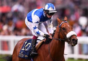 ASCOT, ENGLAND - JUNE 19: Oisin Murphy on board Foxes Tales on their way to winning the Golden Gates Stakes on Day Five of the Royal Ascot Meeting at Ascot Racecourse on June 19, 2021 in Ascot, England. A total of twelve thousand racegoers made up of Owners and the Public are permitted to attend the meeting due to it being an Events Research Programme (ERP) set up by the government due to the Coronavirus Pandemic. (Photo by Harry Trump/Getty Images) (Photo by Harry Trump/Getty Images)