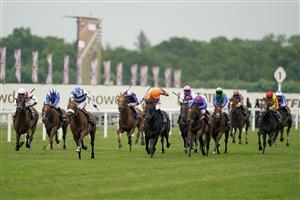 ASCOT, ENGLAND - JUNE 19: Oisin Murphy riding Foxes Tales (3L) win The Golden Gates Stakes on Day Five of the Royal Ascot Meeting at Ascot Racecourse on June 19, 2021 in Ascot, England. A total of twelve thousand racegoers made up of owners and the public are permitted to attend the meeting due to it being an Events Research Programme (ERP) set up by the Government due to the Coronavirus pandemic. (Photo by Alan Crowhurst/Getty Images)