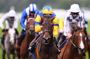 ASCOT, ENGLAND - JUNE 19: William Buick on board Wonderful Tonight on their way to winning the Hardwicke Stakes on Day Five of the Royal Ascot Meeting at Ascot Racecourse on June 19, 2021 in Ascot, England. A total of twelve thousand racegoers made up of Owners and the Public are permitted to attend the meeting due to it being an Events Research Programme (ERP) set up by the government due to the Coronavirus Pandemic. (Photo by Harry Trump/Getty Images) (Photo by Harry Trump/Getty Images)