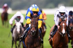 ASCOT, ENGLAND - JUNE 19: William Buick on board Wonderful Tonight on their way to winning the Hardwicke Stakes on Day Five of the Royal Ascot Meeting at Ascot Racecourse on June 19, 2021 in Ascot, England. A total of twelve thousand racegoers made up of Owners and the Public are permitted to attend the meeting due to it being an Events Research Programme (ERP) set up by the government due to the Coronavirus Pandemic. (Photo by Harry Trump/Getty Images) (Photo by Harry Trump/Getty Images)
