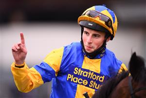 ASCOT, ENGLAND - JUNE 19: William Buick celebrates on board Wonderful Tonight after winning the Hardwicke Stakes on Day Five of the Royal Ascot Meeting at Ascot Racecourse on June 19, 2021 in Ascot, England. A total of twelve thousand racegoers made up of Owners and the Public are permitted to attend the meeting due to it being an Events Research Programme (ERP) set up by the government due to the Coronavirus Pandemic. (Photo by Harry Trump/Getty Images) (Photo by Harry Trump/Getty Images)