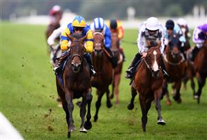 ASCOT, ENGLAND - JUNE 19: William Buick on board Wonderful Tonight on their way to winning the Hardwicke Stakes on Day Five of the Royal Ascot Meeting at Ascot Racecourse on June 19, 2021 in Ascot, England. A total of twelve thousand racegoers made up of Owners and the Public are permitted to attend the meeting due to it being an Events Research Programme (ERP) set up by the government due to the Coronavirus Pandemic. (Photo by Harry Trump/Getty Images) (Photo by Harry Trump/Getty Images)