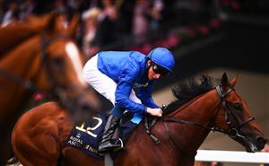 ASCOT, ENGLAND - JUNE 19: William Buick on board Naval Crown after finishing second in the Jersey Stakes on Day Five of the Royal Ascot Meeting at Ascot Racecourse on June 19, 2021 in Ascot, England. A total of twelve thousand racegoers made up of Owners and the Public are permitted to attend the meeting due to it being an Events Research Programme (ERP) set up by the government due to the Coronavirus Pandemic. (Photo by Harry Trump/Getty Images) (Photo by Harry Trump/Getty Images)