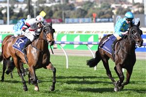 MELBOURNE, AUSTRALIA - JUNE 19: Alana Kelly riding Don