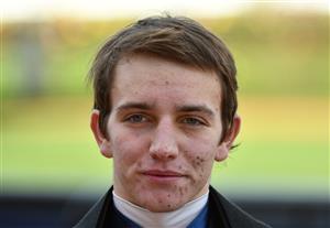 MELBOURNE, AUSTRALIA - JUNE 19: Matthew Cartwright after riding Express Pass to win Race 3, the Murray Cox Handicap, during Melbourne Racing at Flemington Racecourse on June 19, 2021 in Melbourne, Australia. (Photo by Vince Caligiuri/Getty Images)