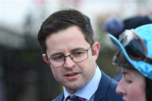 MELBOURNE, AUSTRALIA - JUNE 19: Trainer Mathew De Kock after Don