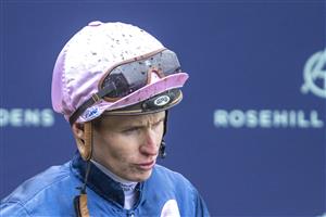 SYDNEY, AUSTRALIA - JUNE 19: James McDonald talks during an interview after winning race 4 the Acy Securities Handicap during Sydney Racing at Rosehill Gardens on June 19, 2021 in Sydney, Australia. (Photo by Jenny Evans/Getty Images)