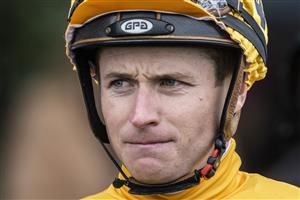 SYDNEY, AUSTRALIA - JUNE 19: James McDonald looks on after winning race 1 the E Group Security Handicap during Sydney Racing at Rosehill Gardens on June 19, 2021 in Sydney, Australia. (Photo by Jenny Evans/Getty Images)