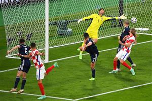 GLASGOW, SCOTLAND - JUNE 22: Ivan Perisic of Croatia scores their side's third goal past David Marshall of Scotland during the UEFA Euro 2020 Championship Group D match between Croatia and Scotland at Hampden Park on June 22, 2021 in Glasgow, Scotland. (Getty Images)