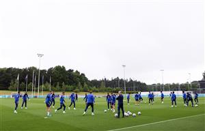 BURTON UPON TRENT, ENGLAND - JUNE 24: General view during an England training session at St George's Park on June 24, 2021 in Burton upon Trent, England. (Getty Images)