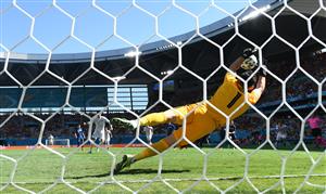 SEVILLE, SPAIN - JUNE 23: Martin Dubravka of Slovakia saves a penalty from Alvaro Morata of Spain during the UEFA Euro 2020 Championship Group E match between Slovakia and Spain at Estadio La Cartuja on June 23, 2021 in Seville, Spain. (Getty Images)