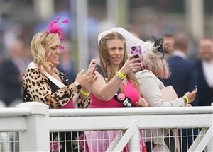 NEWCASTLE UPON TYNE, ENGLAND - JUNE 26: Spectators during the William Hill Northumberland Plate Day at Newcastle Racecourse on June 26, 2021 in Newcastle upon Tyne, England. (Photo by Tim Goode - Pool/Getty Images)