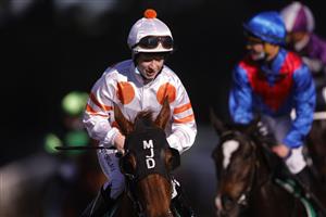 SYDNEY, AUSTRALIA - JUNE 26: Ellen Hennessy on Meg returns to scale after winning race 5 the Garry Burgess Handicap during Sydney Racing at Rosehill Gardens on June 26, 2021 in Sydney, Australia. (Photo by Mark Evans/Getty Images)
