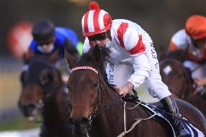 SYDNEY, AUSTRALIA - JUNE 26: Brock Ryan on Madam Legend wins race 9 the Warren Woodcock Handicap during Sydney Racing at Rosehill Gardens on June 26, 2021 in Sydney, Australia. (Photo by Mark Evans/Getty Images)
