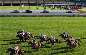 MELBOURNE, AUSTRALIA - JUNE 30: Craig Newitt riding Just As Soon winning Race 3, the Ladbroke It Handicap, during Melbourne Racing at Sandown Lakeside on June 30, 2021 in Melbourne, Australia. (Photo by Vince Caligiuri/Getty Images)