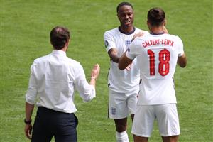 Raheem Sterling is substituted in England's win over Croatia. (Getty Images)