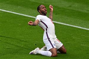 Raheem Sterling of England celebrates after scoring against the Czech Republic. (Getty Images)