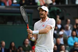 LONDON, ENGLAND - JUNE 30: Andy Murray of Great Britain reacts in his Men's Singles Second Round match against Oscar Otte of Germany during Day Three of The Championships - Wimbledon 2021 at All England Lawn Tennis and Croquet Club on June 30, 2021 in London, England. (Getty Images)
