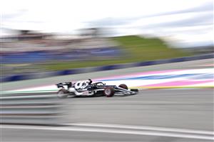 AlphaTauri's Japanese driver Yuki Tsunoda drives during the first practice session at the Red Bull Ring race track in Spielberg, Austria, on July 2, 2021, ahead of the Formula One Austrian Grand Prix. (Getty Images)