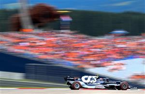 AlphaTauri's French driver Pierre Gasly drives during the first practice session at the Red Bull Ring race track in Spielberg, Austria, on July 2, 2021, ahead of the Formula One Austrian Grand Prix. (Getty Images)