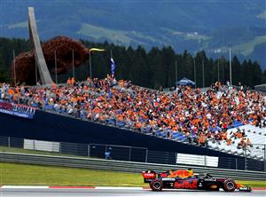 Red Bull's Dutch driver Max Verstappen drives during the first practice session at the Red Bull Ring race track in Spielberg, Austria, on July 2, 2021, ahead of the Formula One Austrian Grand Prix. (Getty Images)
