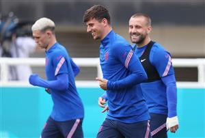 BURTON UPON TRENT, ENGLAND - JULY 02: Mason Mount of England trains during the England Training Session at St George's Park on July 02, 2021 in Burton upon Trent, England. (Getty Images)
