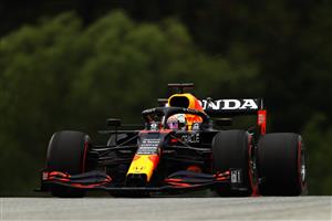 SPIELBERG, AUSTRIA - JULY 02: Max Verstappen of the Netherlands driving the (33) Red Bull Racing RB16B Honda during practice ahead of the F1 Grand Prix of Austria at Red Bull Ring on July 02, 2021 in Spielberg, Austria. (Getty Images)