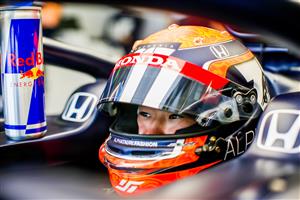 SPIELBERG, AUSTRIA - JULY 02: Yuki Tsunoda of Scuderia AlphaTauri and Japan during practice ahead of the F1 Grand Prix of Austria at Red Bull Ring on July 02, 2021 in Spielberg, Austria. (Getty Images)