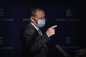 SYDNEY, AUSTRALIA - JULY 03: Trainer Chris Waller looks on after winning race 1 with Tycoonist during Sydney Racing at Rosehill Gardens on July 03, 2021 in Sydney, Australia. (Photo by Mark Evans/Getty Images)