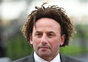 MELBOURNE, AUSTRALIA - JULY 03: Trainer Simon Zahra after Jagar won Race 1, the Sofitel Next Generation Sprinters Final, during Melbourne Racing at Flemington Racecourse on July 03, 2021 in Melbourne, Australia. (Photo by Vince Caligiuri/Getty Images)