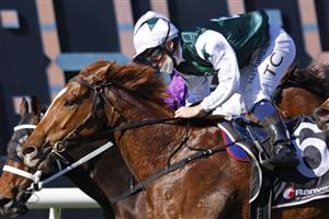 SYDNEY, AUSTRALIA - JULY 03: Tim Clark on The Big Easy wins race 4 the Ranvet Handicap during Sydney Racing at Rosehill Gardens on July 03, 2021 in Sydney, Australia. (Photo by Mark Evans/Getty Images)