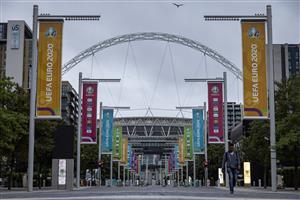 LONDON, ENGLAND - JULY 07: Wembley Stadium on July 07, 2021 in London, England. England has reached the semi-finals of the UEFA European Football Championship 2020 hoping to make the final for the first time in the history of the competition. (Getty Images)