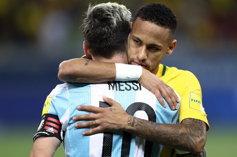Neymar Argentina messi