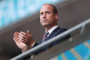 Prince William, Duke of Cambridge, is pictured ahead of the UEFA EURO 2020 semi-final football match between England and Denmark at Wembley Stadium in London on July 7, 2021. (Getty Images)