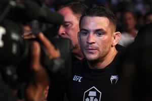 LAS VEGAS, NEVADA - JULY 10: Dustin Poirier walks through the arena after defeating Conor McGregor of Ireland by TKO - doctor's stoppage in their lightweight bout during UFC 264: Poirier v McGregor 3 at T-Mobile Arena on July 10, 2021 in Las Vegas, Nevada. (Getty Images)