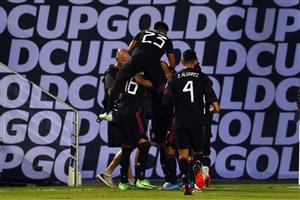 DALLAS, TEXAS - JULY 14: Mexico celebrates a goal against Guatemala at Cotton Bowl on July 14, 2021 in Dallas, Texas. (Getty Images)