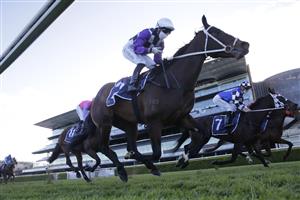 SYDNEY, AUSTRALIA - JULY 17: Kathy O'Hara on Vitesse wins race 9 the Tax Today Handicap during Sydney Racing at Royal Randwick Racecourse on July 17, 2021 in Sydney, Australia. (Getty)