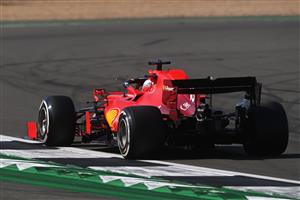 NORTHAMPTON, ENGLAND - JULY 18: Charles Leclerc of Monaco driving the (16) Scuderia Ferrari SF21 during the F1 Grand Prix of Great Britain at Silverstone on July 18, 2021 in Northampton, England. (Getty Images)
