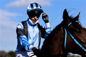 SYDNEY, AUSTRALIA - JULY 17: Kerrin McEvoy on Mr Hussill returns to scale after winning race 2 the TAB Highway Class 2 Handicap during Sydney Racing at Royal Randwick Racecourse on July 17, 2021 in Sydney, Australia. (Photo by Mark Evans/Getty Images)