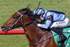 SYDNEY, AUSTRALIA - JULY 17: Kerrin McEvoy on Mr Hussill wins race 2 the TAB Highway Class 2 Handicap during Sydney Racing at Royal Randwick Racecourse on July 17, 2021 in Sydney, Australia. (Photo by Mark Evans/Getty Images)